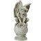 Northlight 13" Sitting Gargoyle on a Finial Outdoor Patio Garden Statue